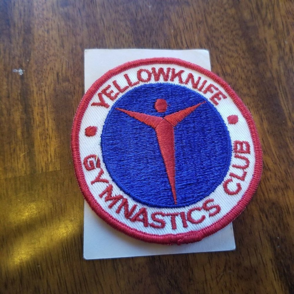 Yellowknife Gymnastics Club Patch Badge Vintage